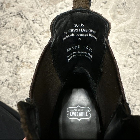 Thursday Boot Company Chocolate Suede Ankle Booties - Picture 3 of 8